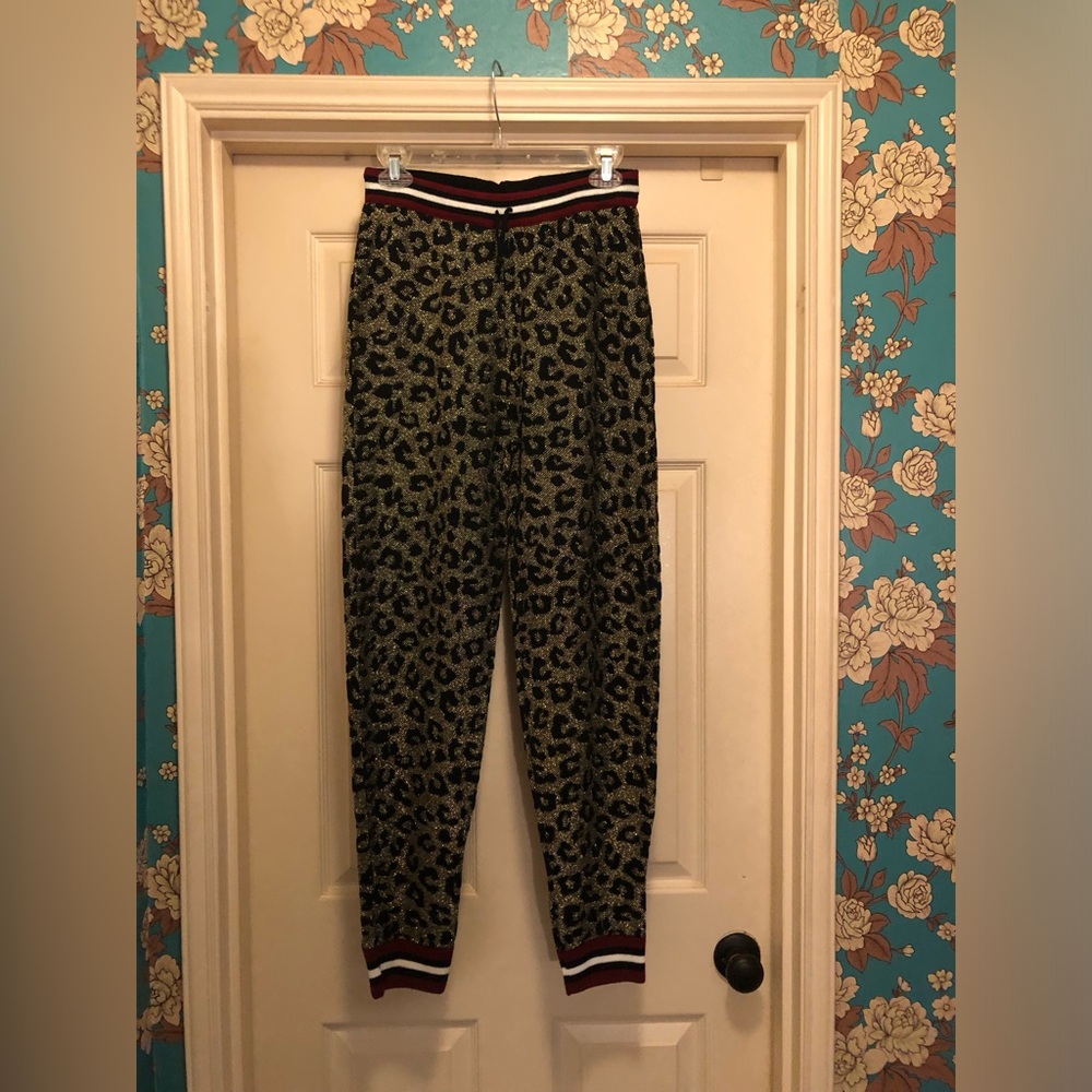 Leopard Print Jogger Pants